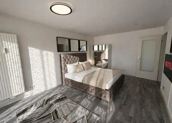 Apartment Modernes Mit Balkon & Smart Tv Bei Hamburg *